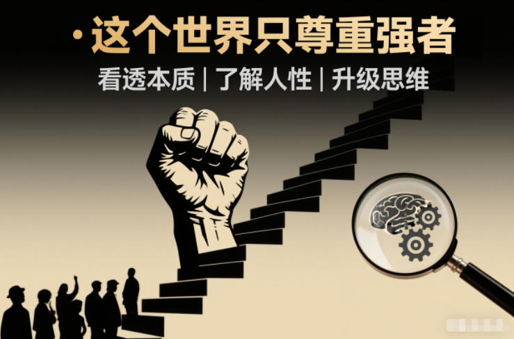 开悟1.0:这个世界只尊重强者,看透本质-了解人性-升级思维-齐力副业