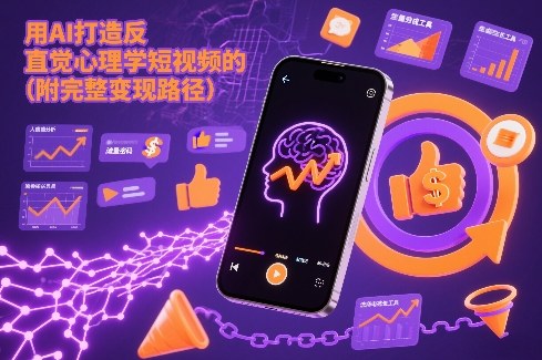用AI打造“反直觉”心理学短视频的流量密码(附完整变现路径)-齐力副业