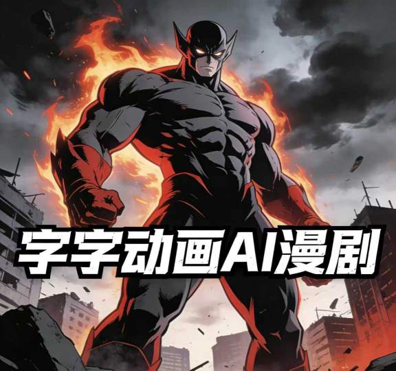 字字动画AI漫剧2026年第1期系统课程，小白看完就能学会实操的漫剧课，单人月收1-3W-齐力副业