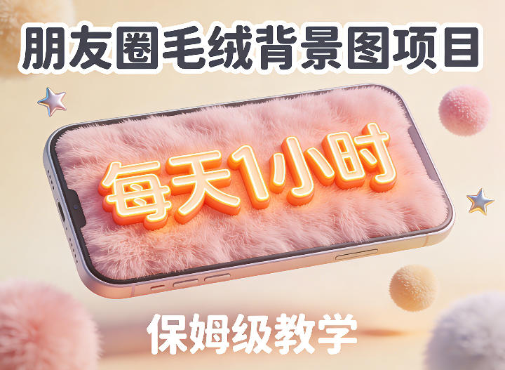 朋友圈动态背景图项目，每天1小时，实战保姆级教学【第二期】-齐力副业
