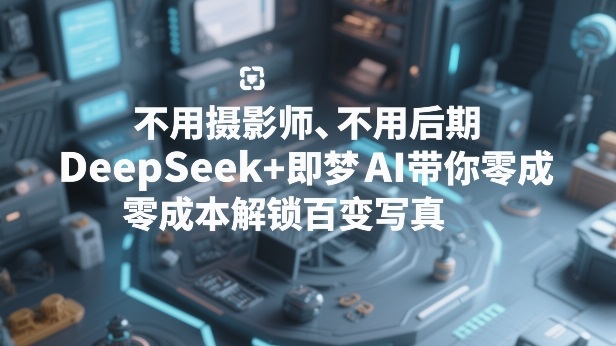 不用摄影师、不用后期，DeepSeek+即梦AI带你零成本解锁百变写真！-齐力副业