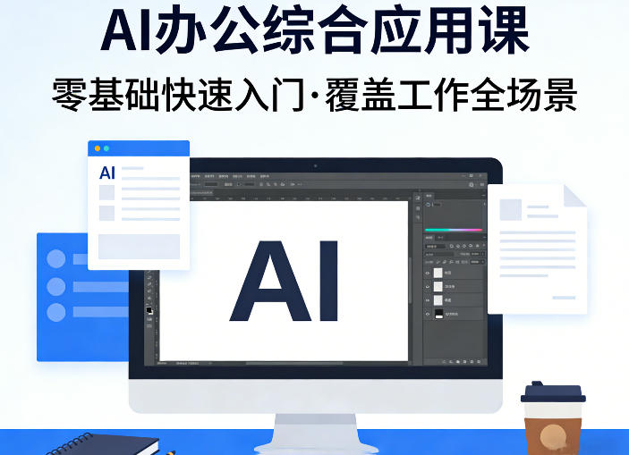 AI办公综合应用课，零基础快速入门，覆盖了工作中各种应用场景-齐力副业