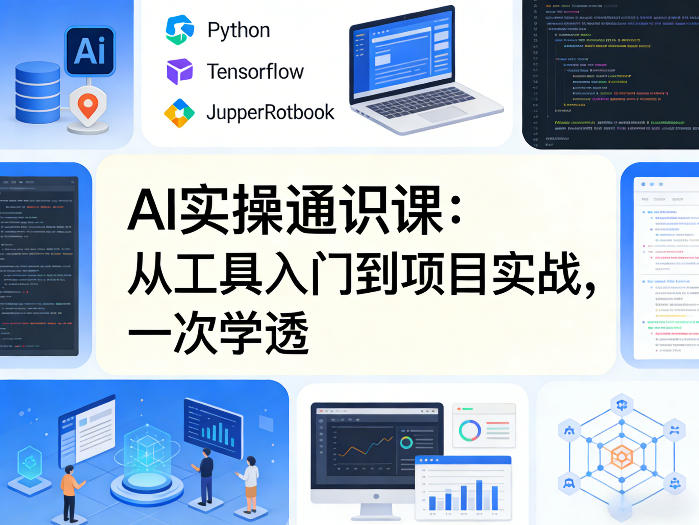 AI实操通识课，从工具入门到项目实战，一次学透-齐力副业