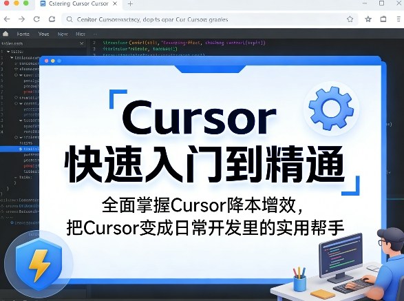 Cursor快速入门到精通，全面掌握Cursor降本增效，把Cursor变成日常开发里的实用帮手-齐力副业