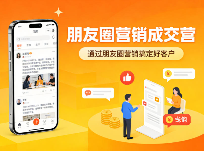 朋友圈营销成交营，通过朋友圈营销来搞定好客户-齐力副业