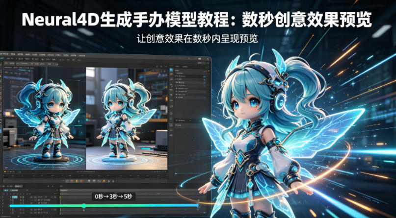 Neural4D生成手办模型教程，让创意效果在数秒内呈现预览-齐力副业