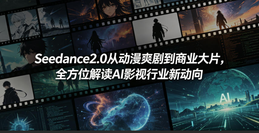 Seedance2.0从动漫爽剧到商业大片，全方位解读AI影视行业新动向-齐力副业