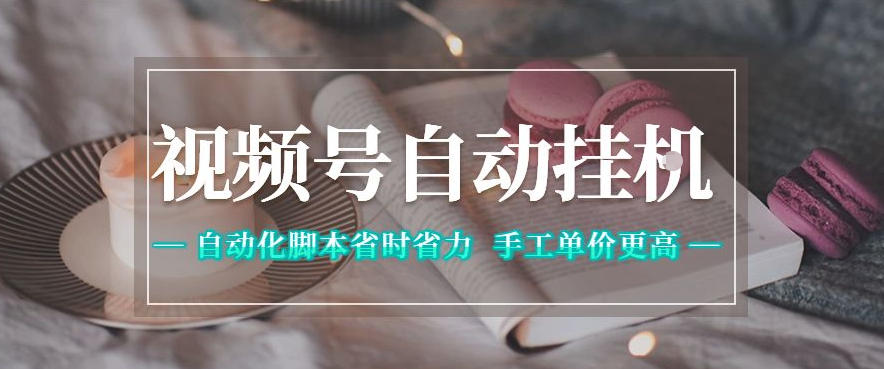 视频号自动挂G项目,自动化脚本省时省力,手工单价更高,日入300+全网最稳【揭秘】-齐力副业