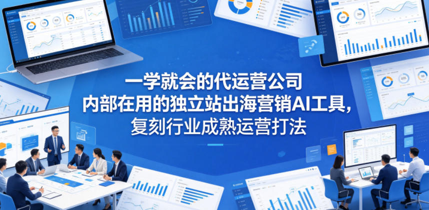 一学就会的代运营公司内部在用的独立站出海营销AI工具，复刻行业成熟运营打法-齐力副业