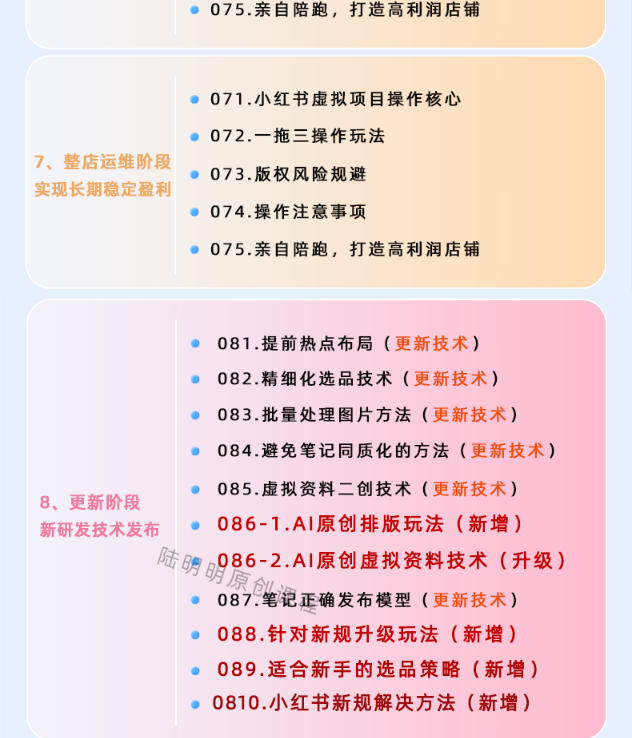 小红书虚拟项目特训班9.0,AI原创PPT技术全跑通,单店纯利润几个W插图5 小红书虚拟项目特训班9.0,AI原创PPT技术全跑通,单店纯利润几个W插图5
