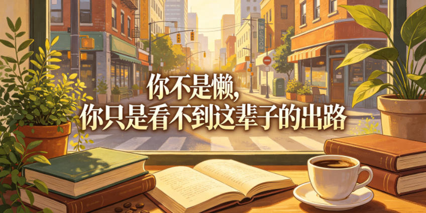 付费文章：你不是懒，你只是看不到这辈子的出路-齐力副业