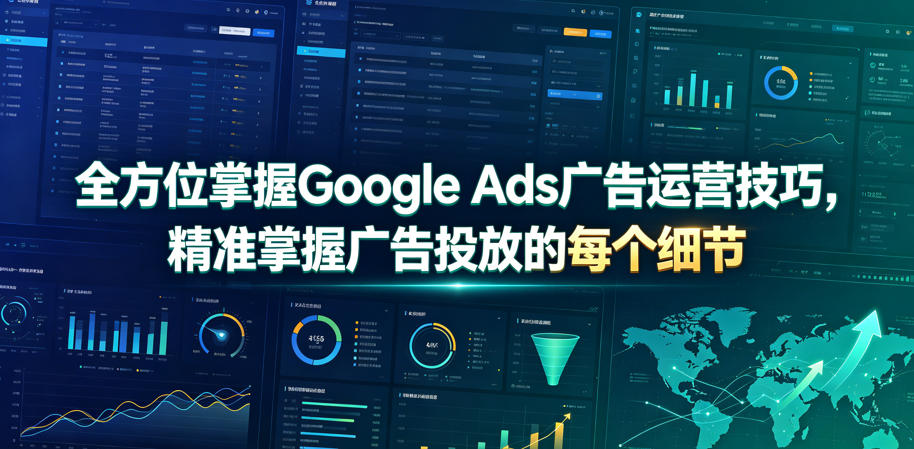 全方位掌握Google Ads广告运营技巧，精准掌握广告投放的每个细节【原创双语字幕】-齐力副业