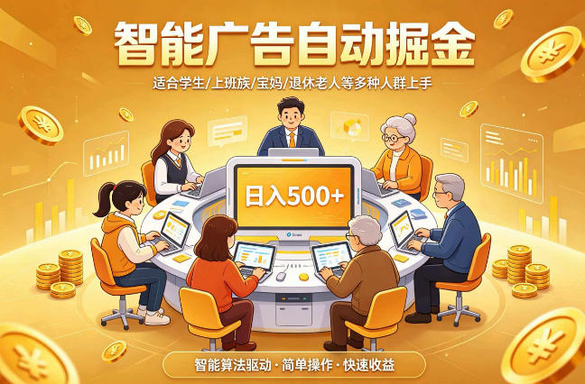 2026年最好做的项目：自动掘金项目，小白轻易上手，单日轻松收入500+【揭秘】-齐力副业