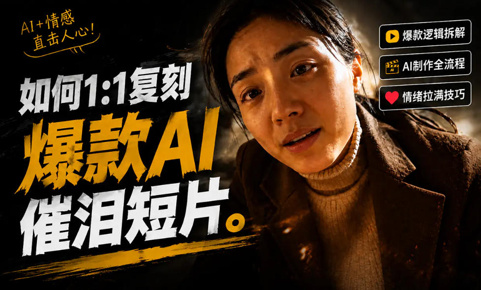 豆包+Gemini生成真人AI短剧-拆解复刻百万爆款第一人称短片，一站式讲透爆款复刻全流程-齐力副业