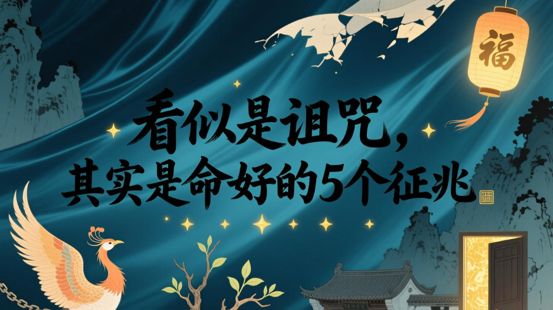 付费文章：看似是诅咒，其实是命好的5个征兆-齐力副业