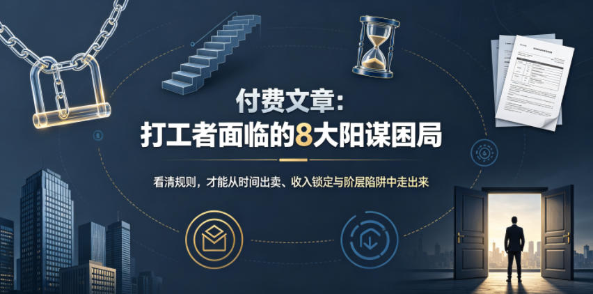 付费文章:打工者面临的8大阳谋困局-齐力副业