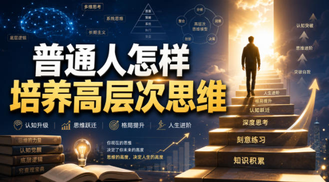 付费文章:普通人怎样培养高层次思维-齐力副业