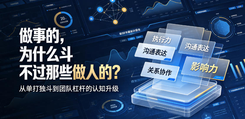 付费文章：做事的，为什么斗不过那些做人的？-齐力副业