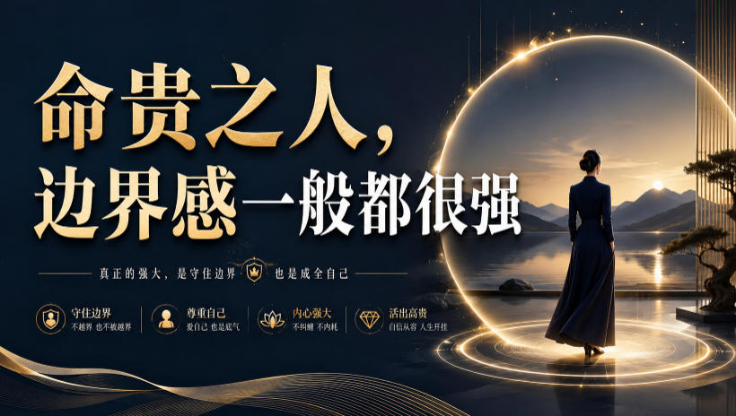 付费文章:命贵之人,边界感一般都很强-齐力副业
