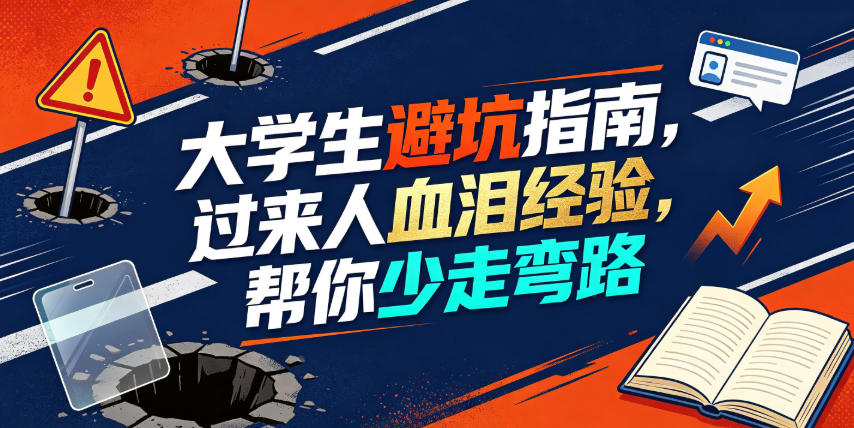 某公众号付费文章:大学生避坑指南,过来人血泪经验,帮你少走弯路-齐力副业