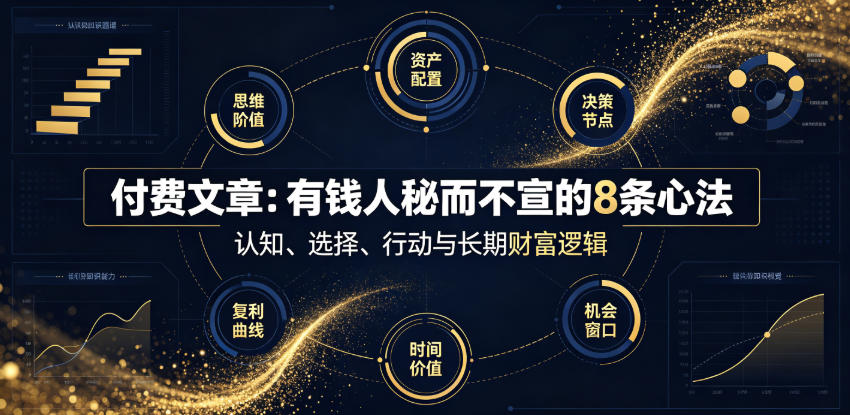 付费文章:有钱人秘而不宣的8条心法-齐力副业
