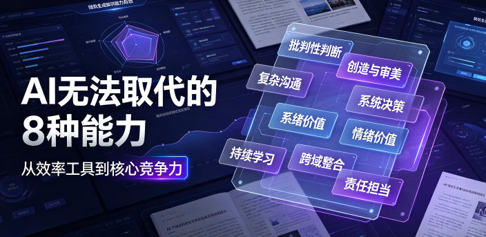 付费文章:AI无法取代的8种能力-齐力副业