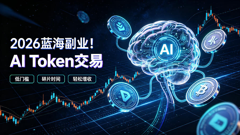 2026全新风口副业|AI智能Token交易,空闲时间轻松 賺 收益,无需全天盯盘【揭秘】-齐力副业