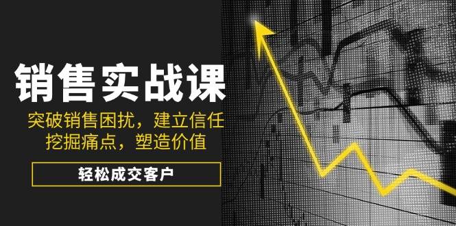 （14297期）销售实战课，突破销售困扰，建立信任，挖掘痛点，塑造价值，轻松成交客户-齐力副业