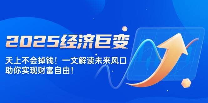 （14115期）2025经济巨变，天上不会掉钱！一文解读未来风口，助你实现财富自由！-齐力副业