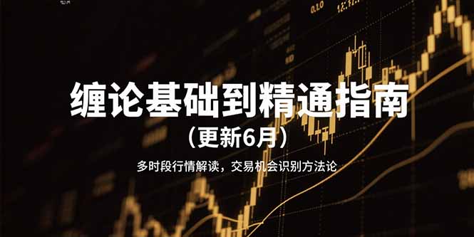 （15184期）缠论基础到精通指南（更新6月）多时段行情解读，交易机会识别方法论-齐力副业