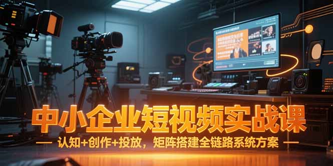 （15249期）中小企业短视频实战课，认知+创作+投放，矩阵搭建全链路系统方案-齐力副业