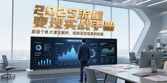 （15188期）2025流量变现实战手册，超级个体大课全解析，低粉高变现案例拆解-齐力副业