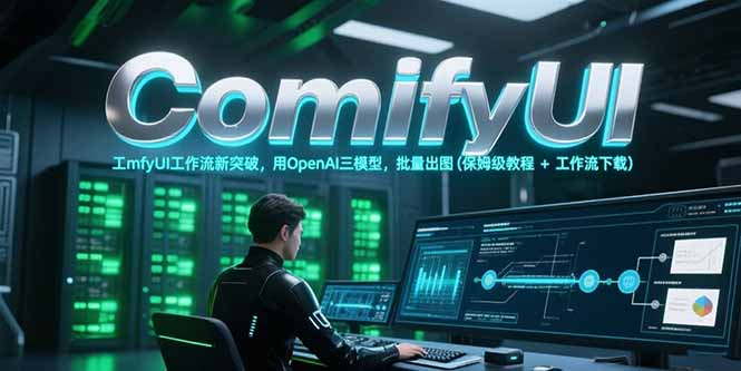 （15191期）ComfyUI工作流新突破，用OpenAI三模型，批量出图(保姆级教程+工作流下载)-齐力副业