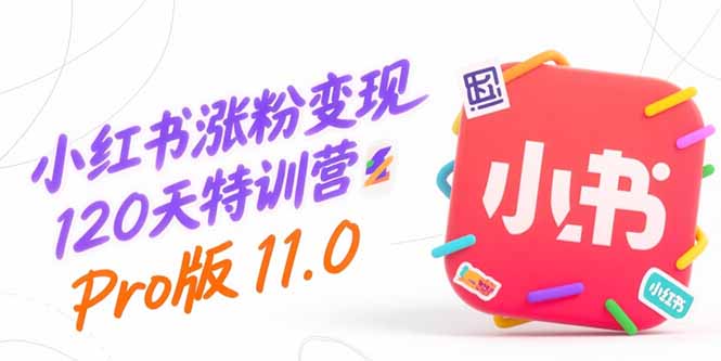 （15432期）小红书涨粉变现120天特训营Pro版11.0：从0到1掌握平台运营,内容制作和变现-齐力副业