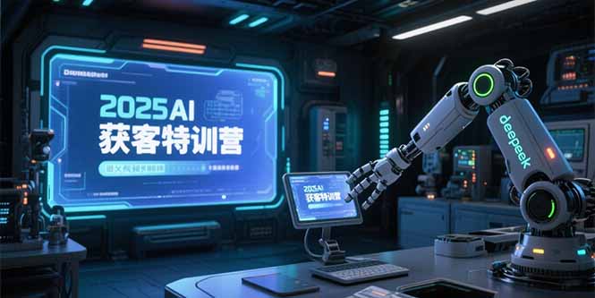 （15289期）2025AI获客特训营，AI图文视频全制作，deepseek工具实操教学-齐力副业