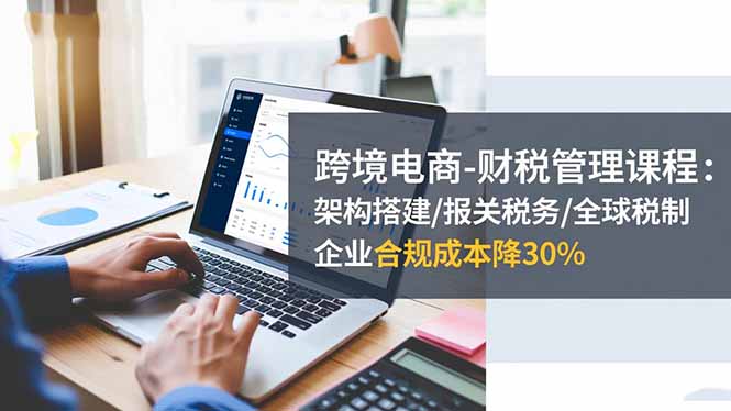 （16509期）跨境电商-财税管理课程：架构搭建/报关税务/全球税制，企业合规成本降30%-齐力副业