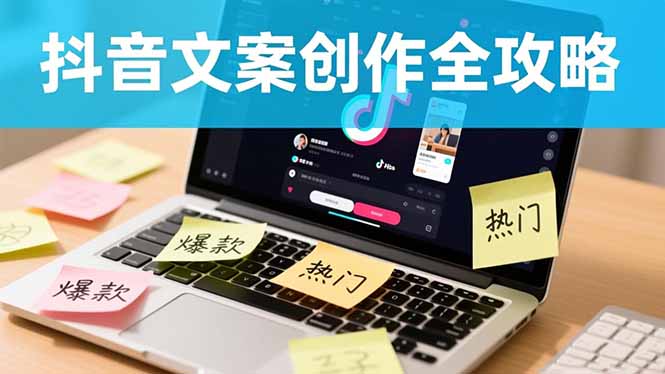 （16482期）抖音文案创作全攻略：爆款标题九大绝招,100个模版直接套用,月入过万不是梦-齐力副业