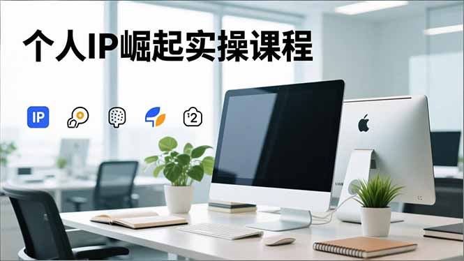 （16616期）个人IP崛起实操课程，IP思维塑造+赛道精准调研+账号高变现搭建+内容创作-齐力副业