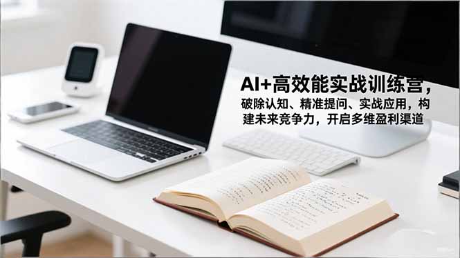（16635期）AI+高效能实战训练营，破除认知、精准提问、实战应用，构建未来竞争力，开启多维盈利渠道-齐力副业