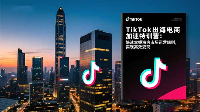 （16535期）TikTok出海电商加速特训营：快速掌握海外市场运营规则，实现高效变现-齐力副业