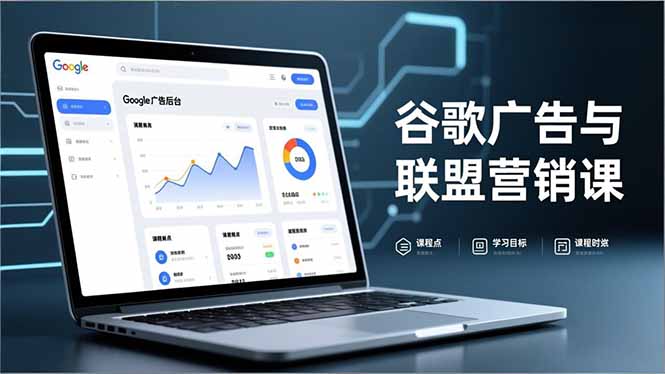 （16950期）谷歌广告与联盟营销课，防关联注册、退款指南、流量追踪，全链路实战，月收益达5000美元+-齐力副业