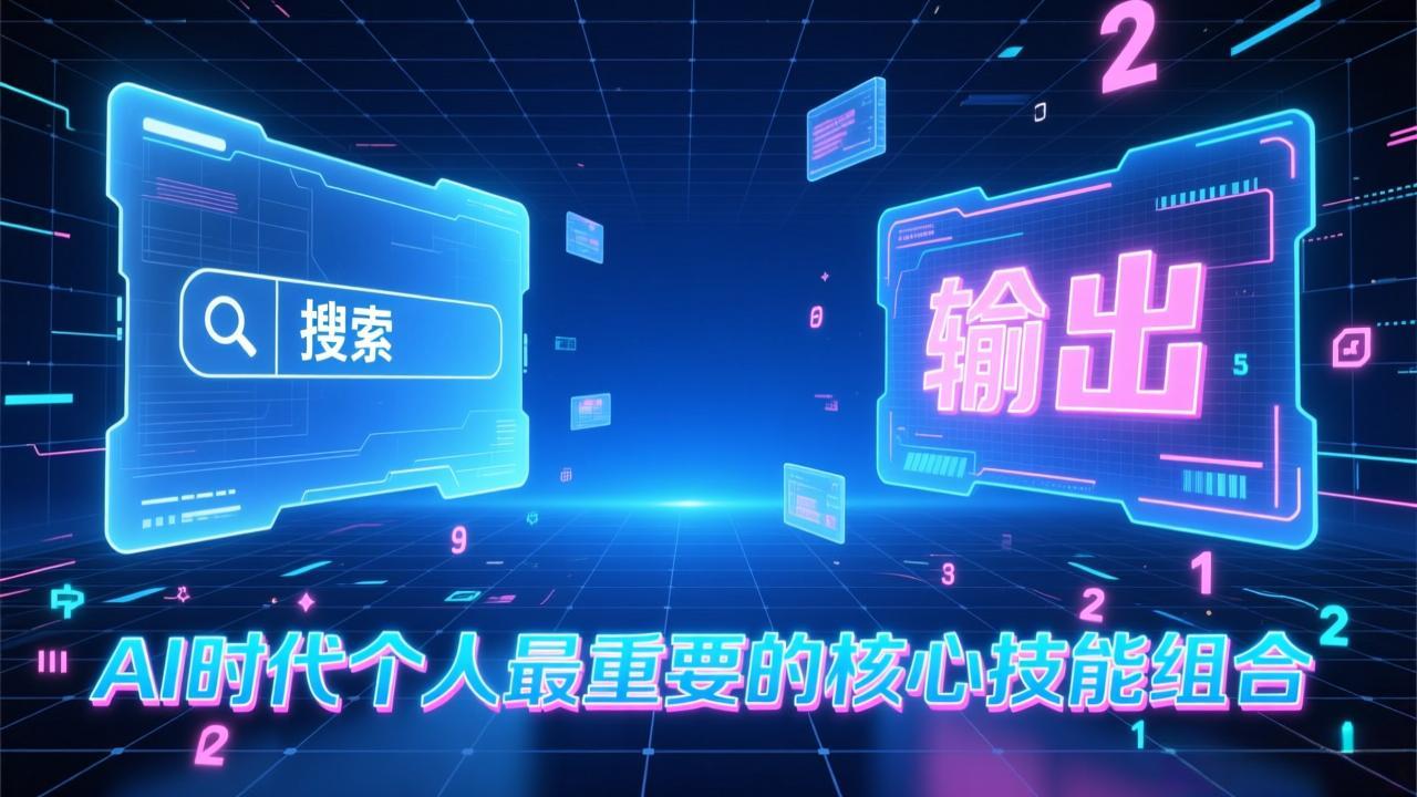 （17074期）付费文章：AI时代个人最重要的核心技能组合：“输出能力”和“搜索能力”-齐力副业