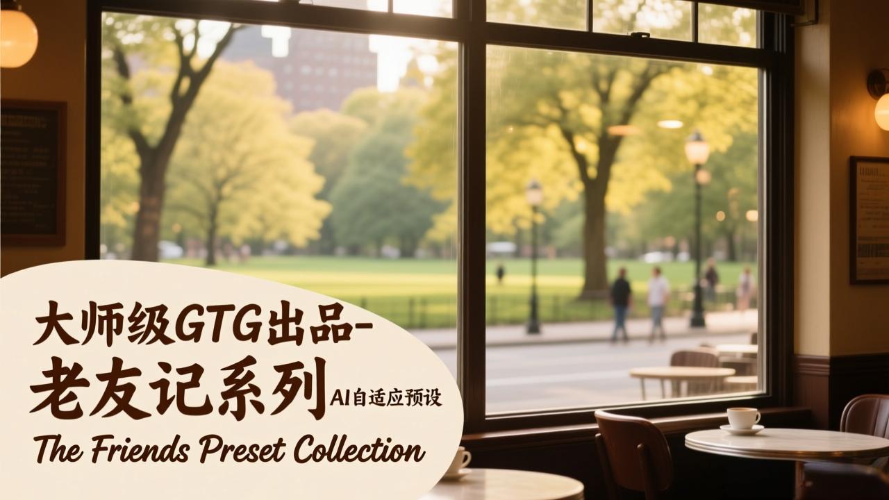 （17403期）大师级GTG出品-老友记系列AI自适应预设The Friends Preset Collection-齐力副业