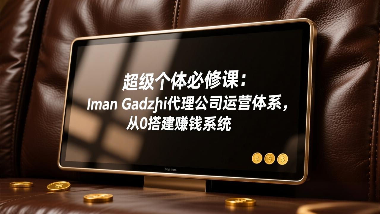 （17525期）超级个体必修课：Iman Gadzhi代理公司运营体系，从0搭建赚钱系统-齐力副业