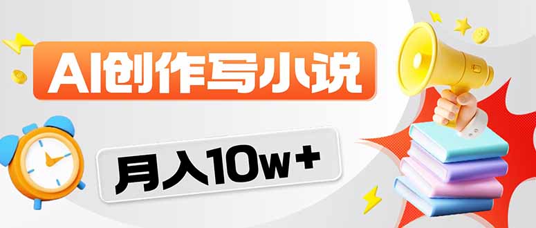 （17788期）2026风口项目AI写小说 轻松实现月入10w+-齐力副业
