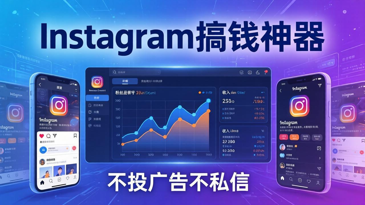 （17731期）Instagram搞钱神器：月涨6万粉+月入5万刀，不投广告不私信，靠算法+低价产品-齐力副业