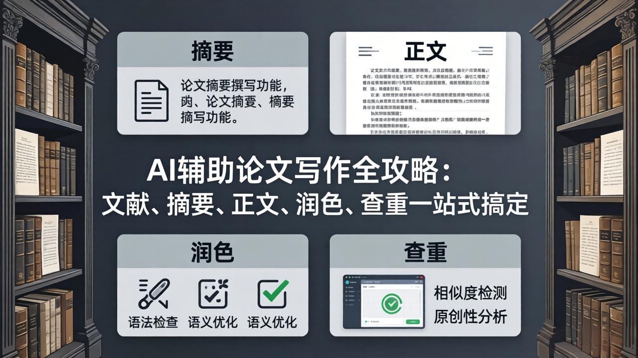 （17970期）AI辅助论文写作全攻略：文献、摘要、正文、润色、查重一站式搞定-齐力副业