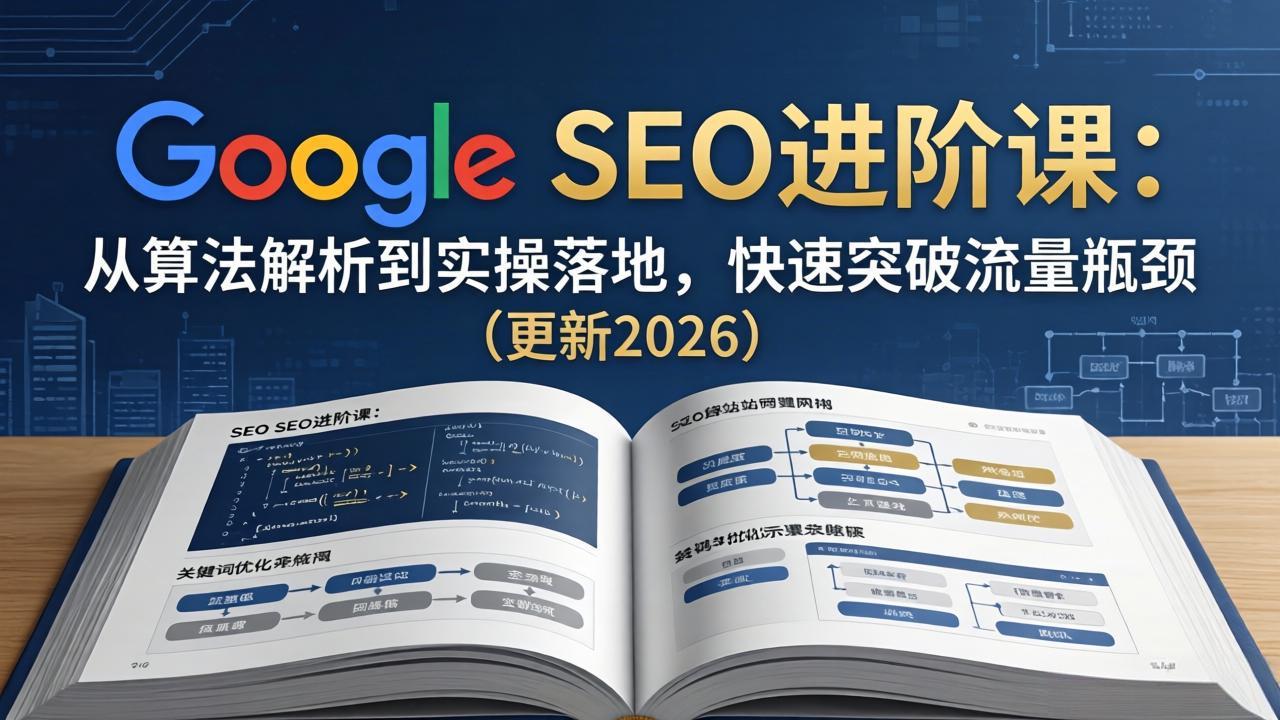 （18048期）Google SEO进阶课：从算法解析到实操落地，快速突破流量瓶颈（更新2026）-齐力副业