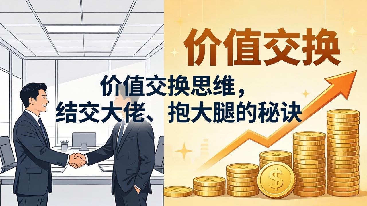 （18258期）某付费文章：价值交换思维，结交大佬、抱大腿的秘诀-齐力副业