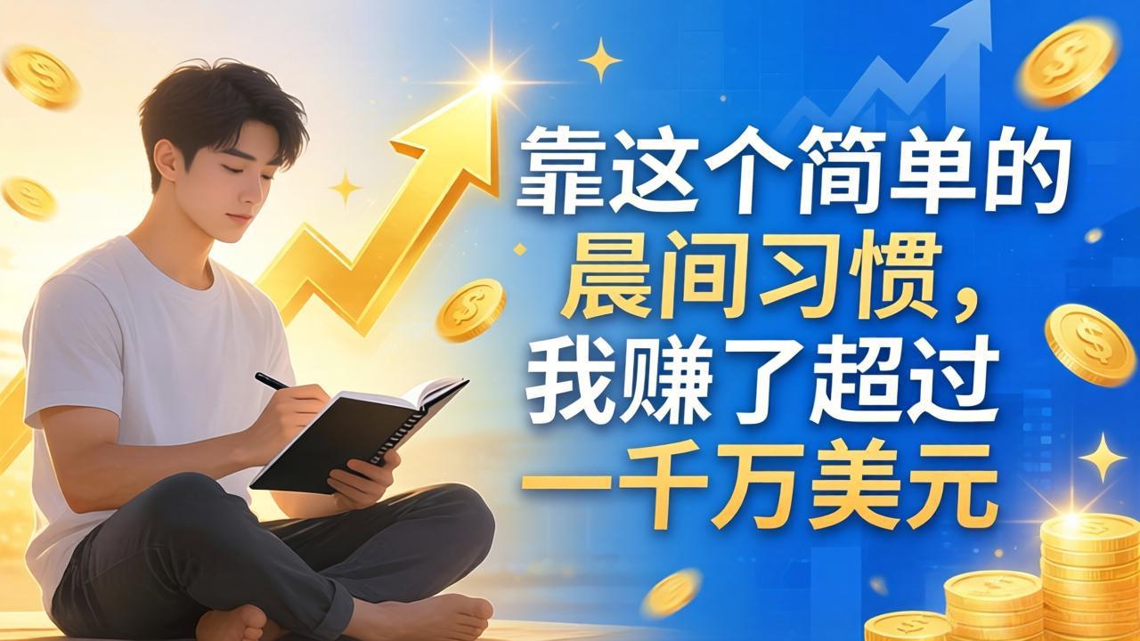 （17937期）付费文章：靠这个简单的晨间习惯，我赚了超过一千万美元-齐力副业